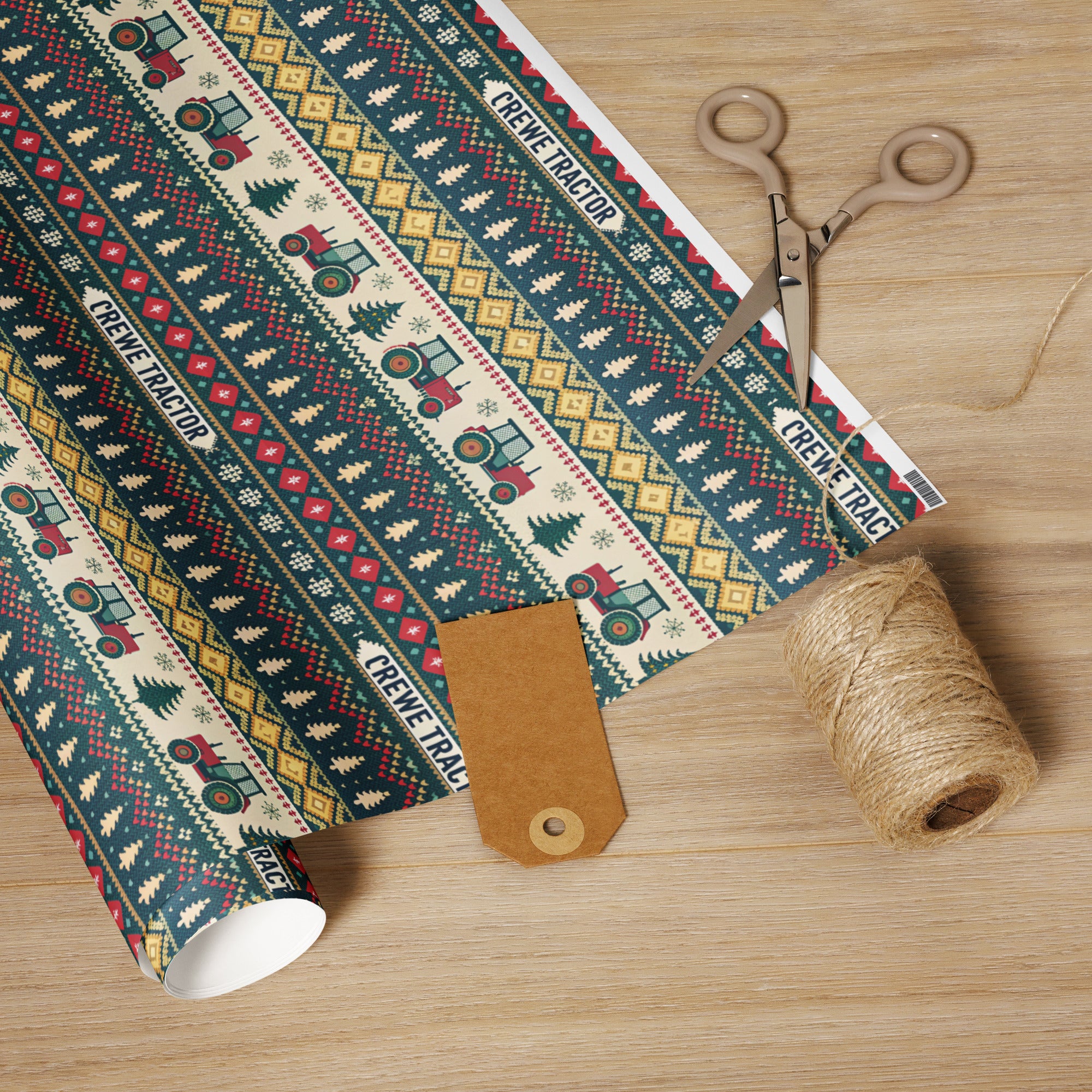 Crewe Tractor Alpine Holiday Gift Wrap – Crewe Tractor Shop